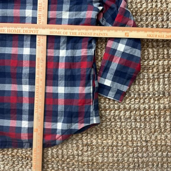 Eddie's Field Fleece-Lined Flannel Shirt Jacket Red Blue (XL Men’s) - Picture 7 of 7